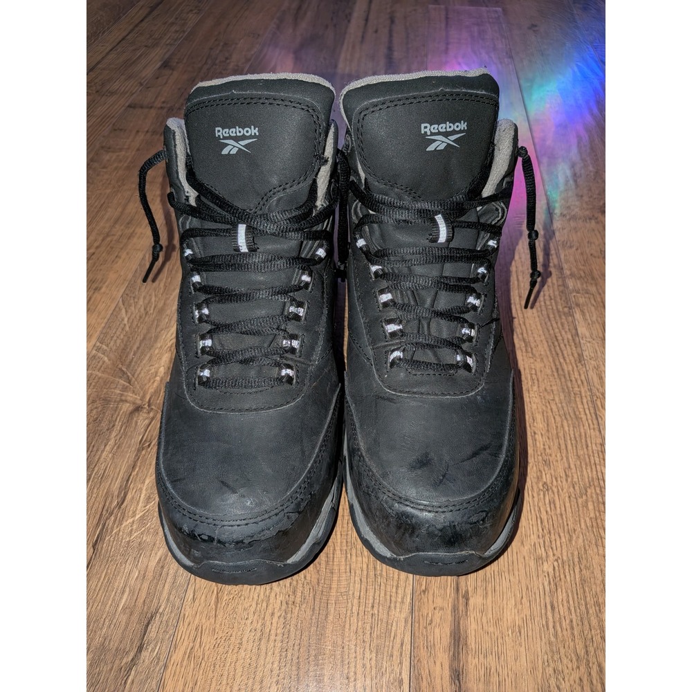 Reebok Work RB1067 Tiahawk Mens Waterproof Composite Toe Boots‎ Black Size 9 M